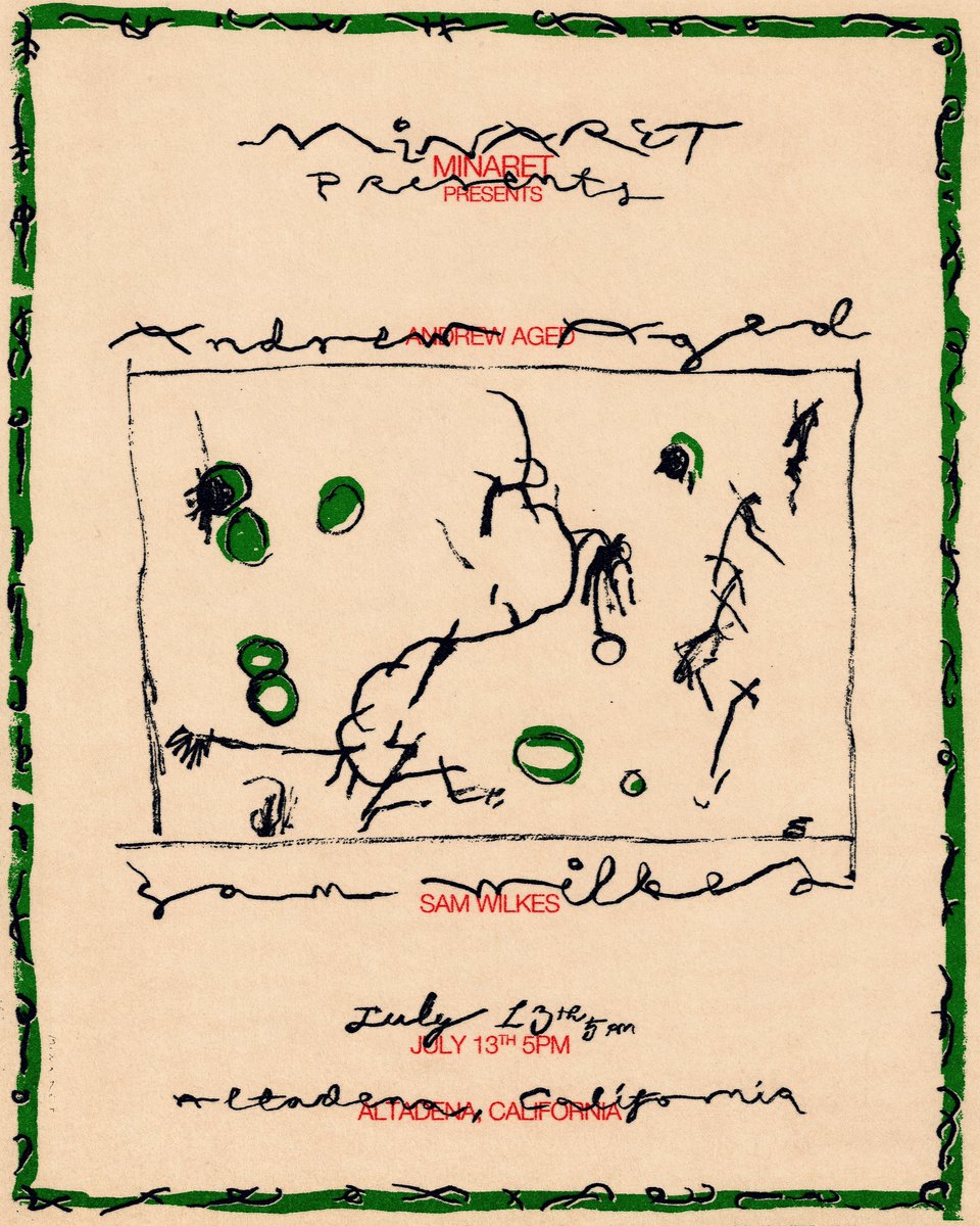 Recent posters Natal made for Minaret, this guy is simply the best ✏️