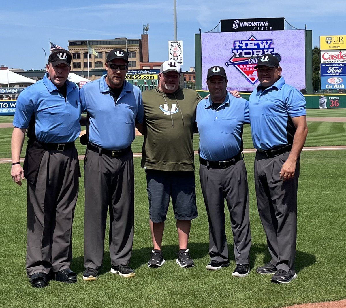 A great afternoon of baseball at Innovative Field in Rochester, NY for the NYCBL All Star Game.