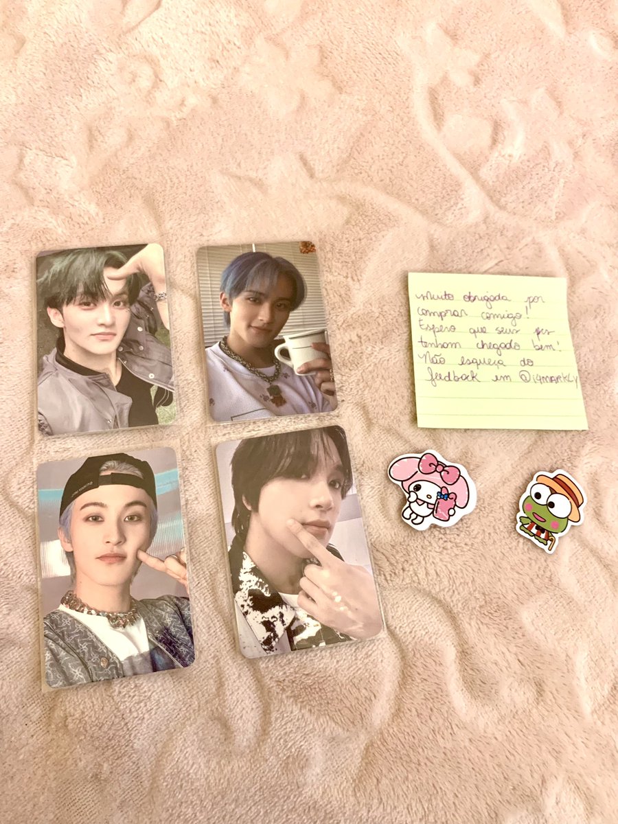 feedback positivo para a marina <a href="/i4markly/">marina</a> que me enviou esses fofinhos! chegou tudo perfeito e bem embalado, obrigada❤️🫶🏼