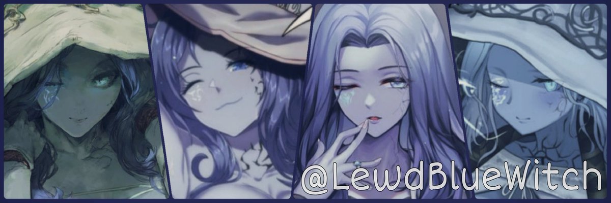 LewdBlueWitch's tweet photo. Thanks @SoftPinkDom for the amazing edit! Go give this cutie a follow for your own edits! https://t.co/FyUDHpkIur