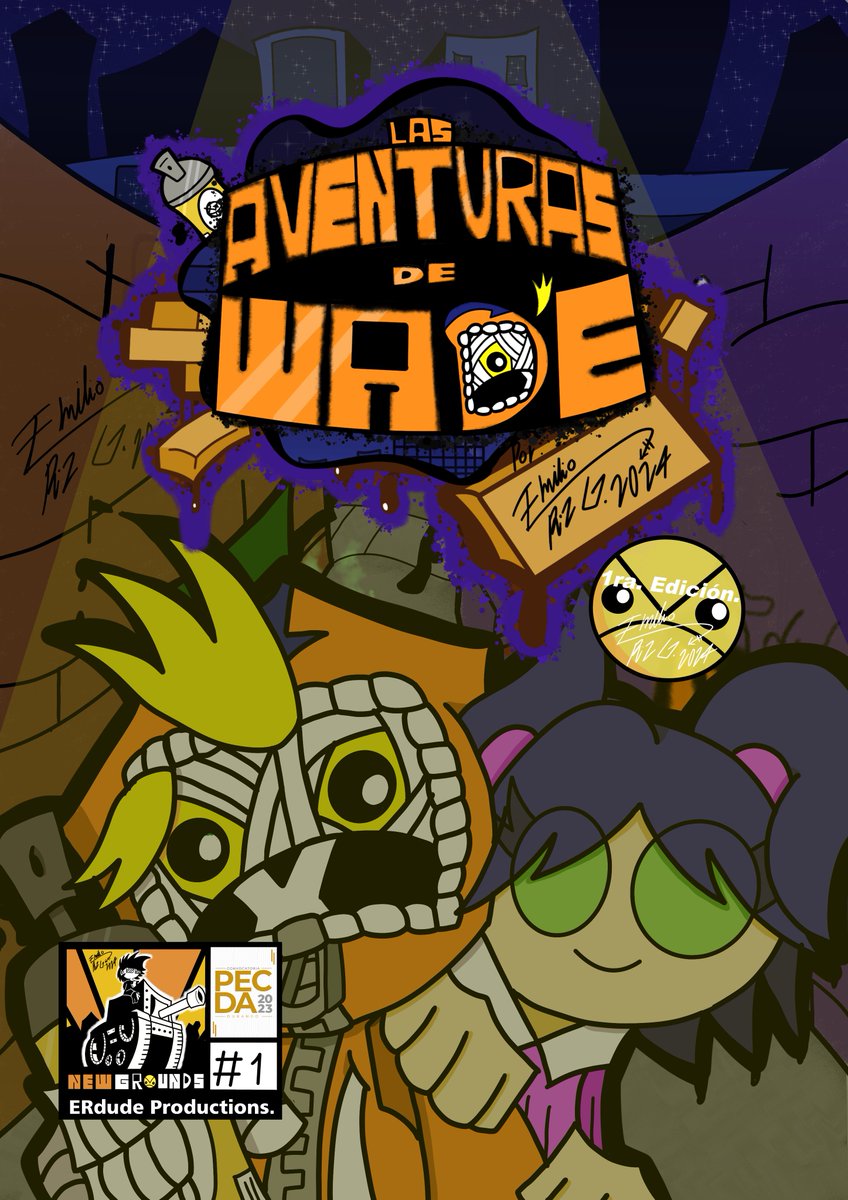 ERdude2024's tweet image. Luego de haber trabajado 7 meses, mi primer proyecto independiente, ´´Las Aventuras de Wade´´ esta finalmente acabado, si estas interesado, puedes verlo aquí en Newgrounds o Instagram.
Peep "Las Aventuras de Wade (The Adventures of Wade)." on Newgrounds! newgrounds.com/art/view/erdud…