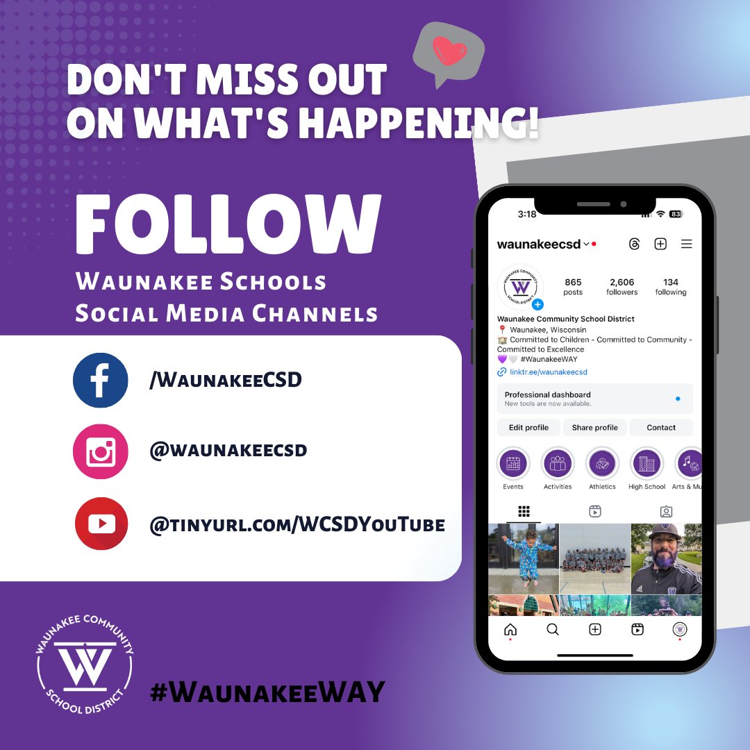 Waunakee Community School District tweet media