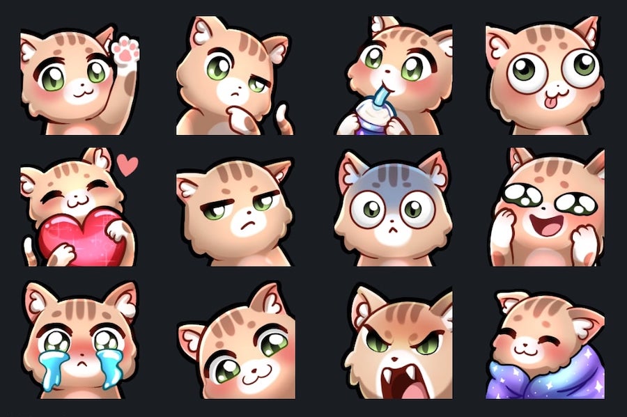 DemiFoster16185's tweet photo. Who is under 100 #twitch needs a boost Want EMOTES? HMU freely.  
1 Like/Retweet  
2 Follow me!  
#twitchtv 
#logodesigns
 #SmallStreamersConnect 
#SupportSmallStreams 
#SupportSmallStreamers
@BlazedRTs
@SpideyRTs
@PromoteAMGamers
@rtsmallstreams
Reference  image from web. https://t.co/rh7WNBkOVf