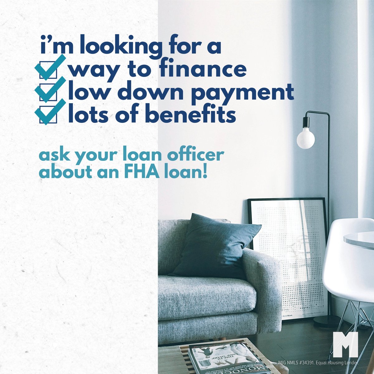 Mortgagegrouptn's tweet image. Curious if an FHA loan suits your needs? 🌟🏠 Visit migonline.com/fha-loans or reach out to your favorite #TeamMIG home loan expert today! 📲🔑
