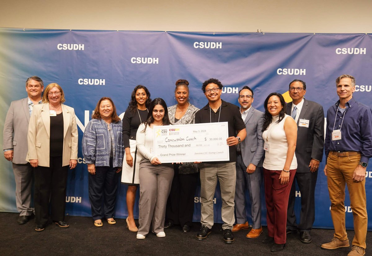 The CSU (@calstate) on Twitter photo Sponsored by <a href="/SunstoneMgmt/">Sunstone Management</a> Inc., the #CalState Startup Launch competition invites student entrepreneurs from across the CSU to compete for cash prizes totaling $200,000. #Entrepreneurship #Research
Learn about the event held at <a href="/DominguezHills/">CSU Dominguez Hills</a>: bit.ly/44VHjDU Sponsored by <a href="/SunstoneMgmt/">Sunstone Management</a> Inc., the #CalState Startup Launch competition invites student entrepreneurs from across the CSU to compete for cash prizes totaling $200,000. #Entrepreneurship #Research
Learn about the event held at <a href="/DominguezHills/">CSU Dominguez Hills</a>: bit.ly/44VHjDU