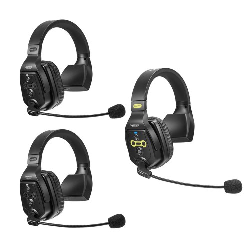 サンドフェスタ　Watanabe Sound Systemブース展示商品ご案内（4） Saramonic　WiTalk シリーズ 1.9G Full-Duplex ワイヤレスインカム。　コスパ抜群のワイヤレスインカムシステム。ぜひ会場でご体験ください。