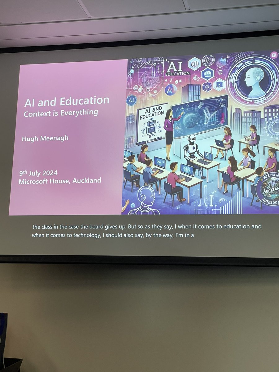Tania Mills (@tanianicolmills) on Twitter photo Fantastic keynote Hugh Meenagh <a href="/Cloughglass/">Hugh Meenagh 👨🏻🏫 📒 💻 📚</a> getting us thinking about the use of AI in education and how context is everything! #MIEEHui24 <a href="/EmmaRitzemaBain/">Emma Ritzema-Bain</a> <a href="/LuisaLongone/">Luisa Longone</a> <a href="/RennattaThomas/">Rennatta Thomas</a> Fantastic keynote Hugh Meenagh <a href="/Cloughglass/">Hugh Meenagh 👨🏻🏫 📒 💻 📚</a> getting us thinking about the use of AI in education and how context is everything! #MIEEHui24 <a href="/EmmaRitzemaBain/">Emma Ritzema-Bain</a> <a href="/LuisaLongone/">Luisa Longone</a> <a href="/RennattaThomas/">Rennatta Thomas</a>