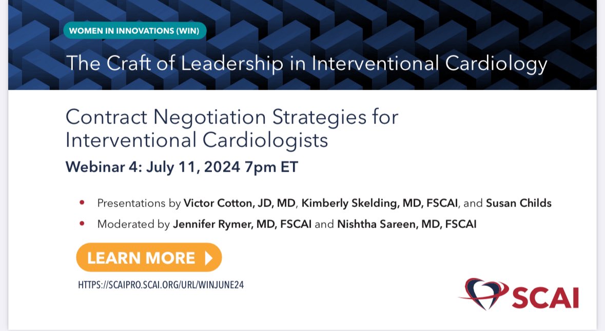 Nishtha Sareen MD MPH FACC FSCAI (@nishheartdoc) on Twitter photo Learn about contract negotiations this Thursday. Register at. url.us.m.mimecastprotect.com/s/3IuZC732PDUE… <a href="/nadia_sutton/">Nadia Sutton</a> <a href="/georgedangas/">George Dangas, MD, MACC, MSCAI</a> see you there! Learn about contract negotiations this Thursday. Register at. url.us.m.mimecastprotect.com/s/3IuZC732PDUE… <a href="/nadia_sutton/">Nadia Sutton</a> <a href="/georgedangas/">George Dangas, MD, MACC, MSCAI</a> see you there!