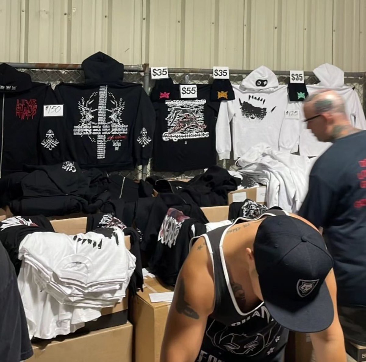 More Pictures of the Chaos Tour Merch
