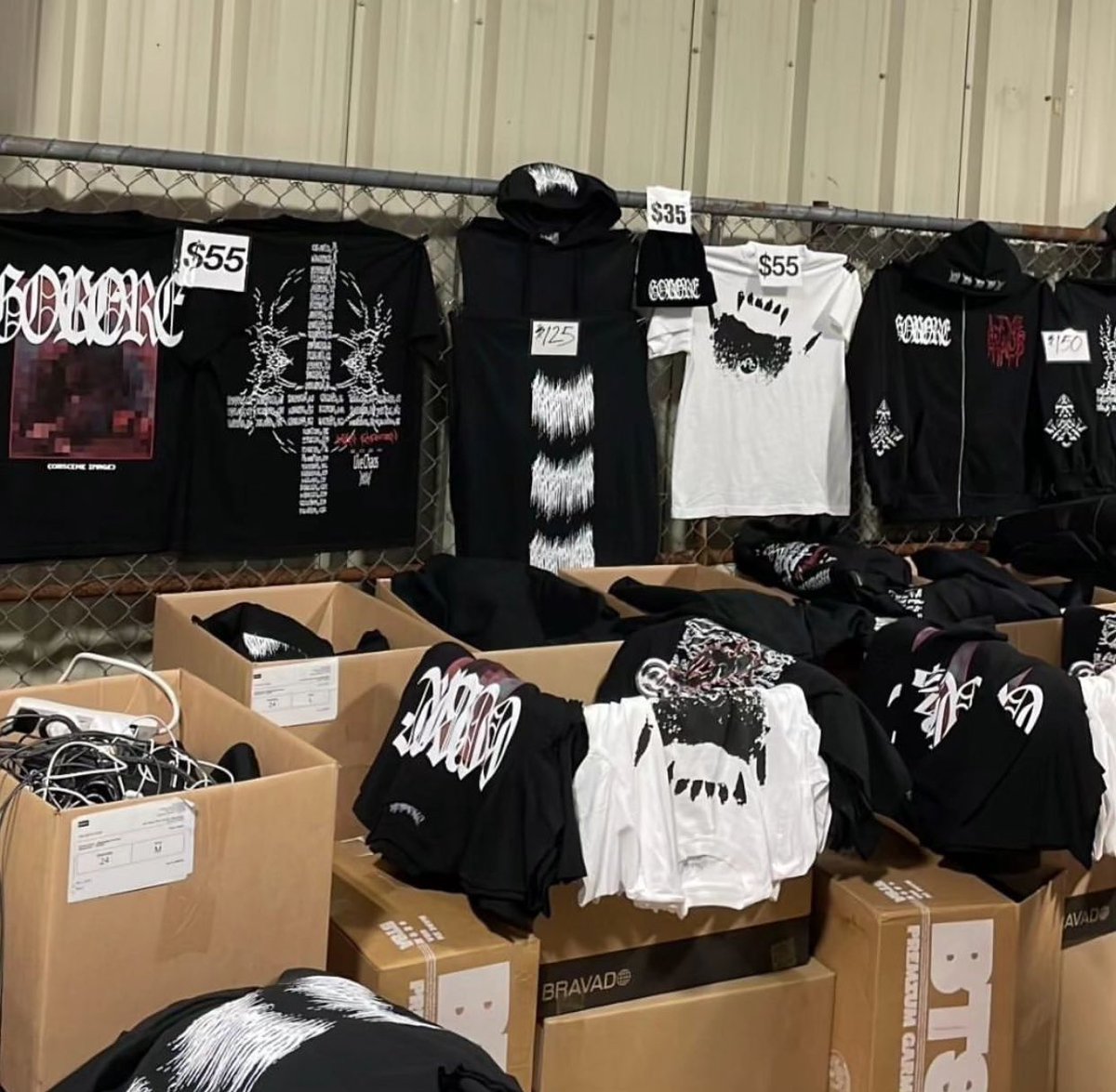 More Pictures of the Chaos Tour Merch