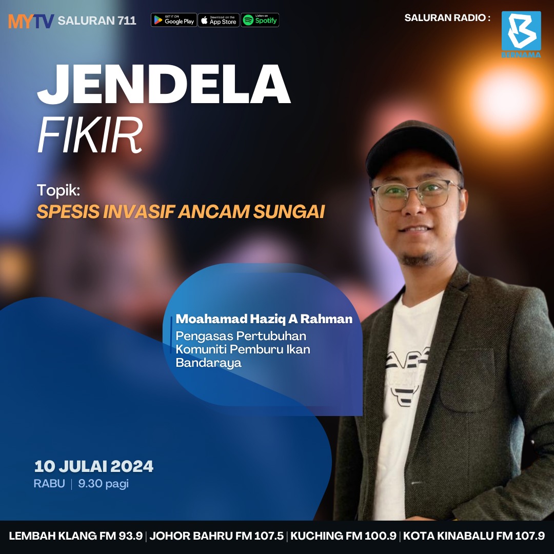 Bernama_Radio's tweet photo. Bagaimana ikan bandaraya mengancam hidupan sungai lain? Ikuti #JendelaFikir 9.30 pagi ini. https://t.co/3Uf1Ne3WNn