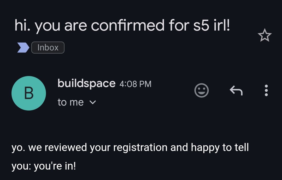 GerardoLasso's tweet photo. Who else is coming to SF for s5 IRL?

See you there 🚀✨
@FarzaTV @_buildspace @_nightsweekends https://t.co/JggsPhLK4Z