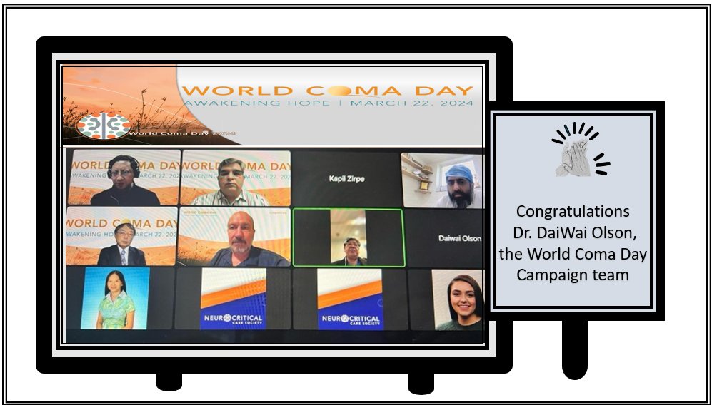 NnrcUtsw's tweet photo. @NnrcUtsw
@DaiWaiOlson #neuronurses #neuroscience #utsenurses #neurotwitter #MedTwitterGreat, Congratulations Dr. DaiWai Olson and the World Coma Day Campaign 2024 team for their recent publication on NCS. Click the link to read! https://t.co/YOrlMBydZq https://t.co/wKxb34frYG