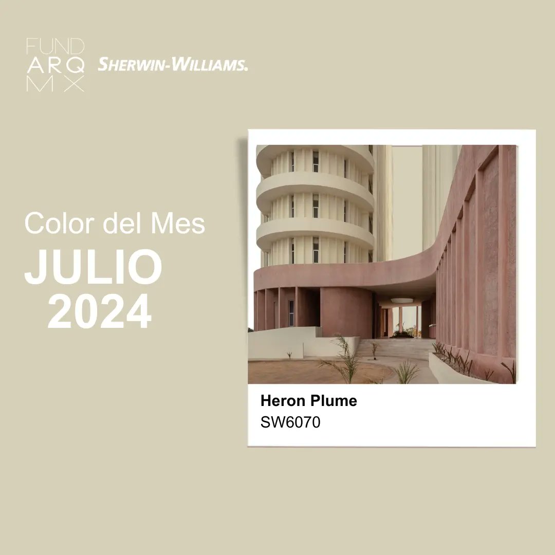 fundarqmx's tweet image. Conoce el #colordelmes de #julio de @PinturasSherwin #heronplume #sw6070

PALETA BLANCOS NATURALES. Paleta de tonos claros ideales para dar luminosidad a tus ambientes

Diseño realizado por: Gabriel Funes 

#sherwinwilliams #sw #sw6070