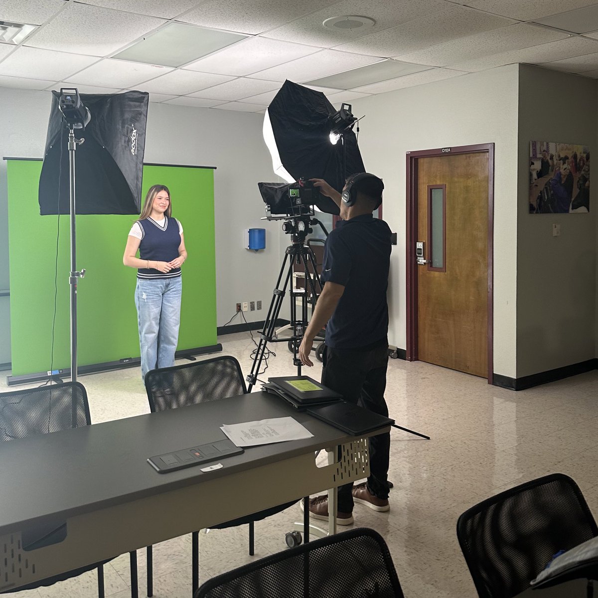 TechLovingLori's tweet photo. Behind the scenes of an upcoming video for our Chromebook Care Campaign. 💻 @marvinajimenez https://t.co/oA8llKOthG