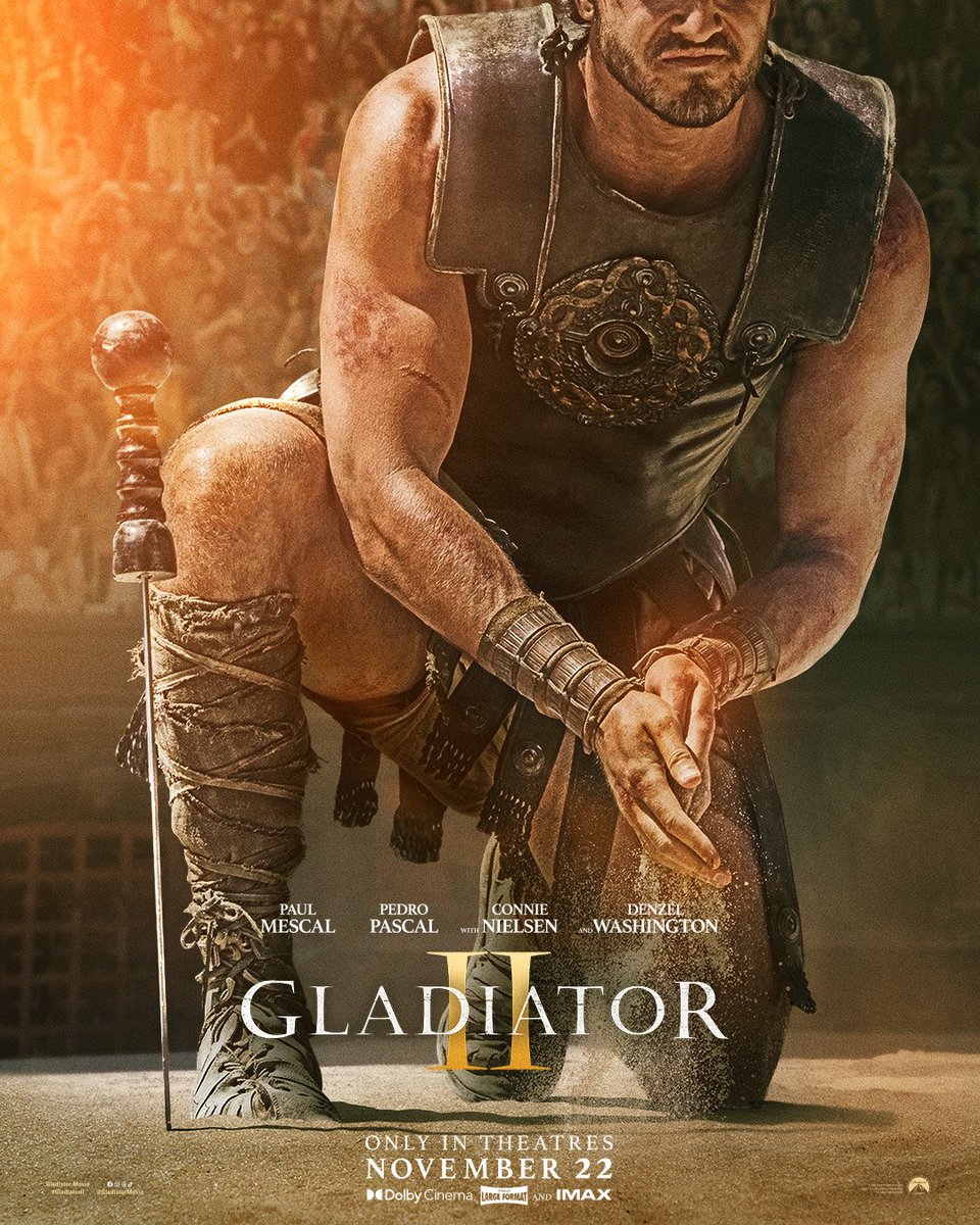 Lucas_Saracho27's tweet photo. Nuevo póster de #Gladiador2 https://t.co/Ty7Eie0lDN