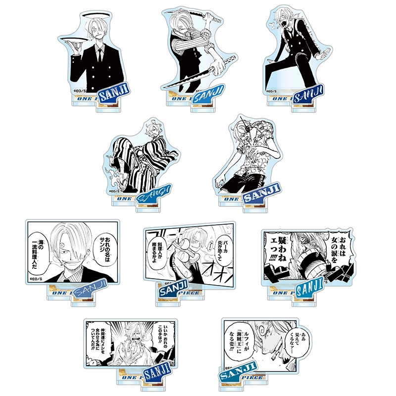 ONE PIECE サンジ まとめ売り 11点セット　アクリルフィギュア　他 ジャンプキャラクターズストア on X: 