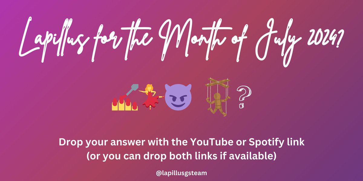 [📣] What performance videos has Lapillus released in July 2022–2023? 

What Performance Video  did Lapillus drop 2nd week of July 2023? All eyes are on this performance video.👀

#라필루스 #Lapillus
<a href="/offclLapillus/">Lapillus OFFICIAL</a> <a href="/Lapillus_twt/">Lapillus</a>