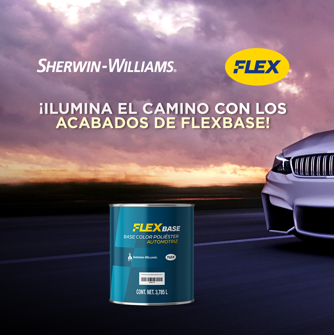 SWautomotiveMx's tweet image. Nuestro producto FlexBase ofrece un acabado único que resaltará la belleza de tu auto.

#SherwinWilliamsAutomotive #FlexBase #PinturaAutomotriz #RepintadoAutomotriz