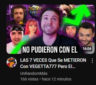 Las 7 veces que se metieron con vegetta777 pero el demostró ser un chad 🗿 youtu.be/AZQncIhyhWo