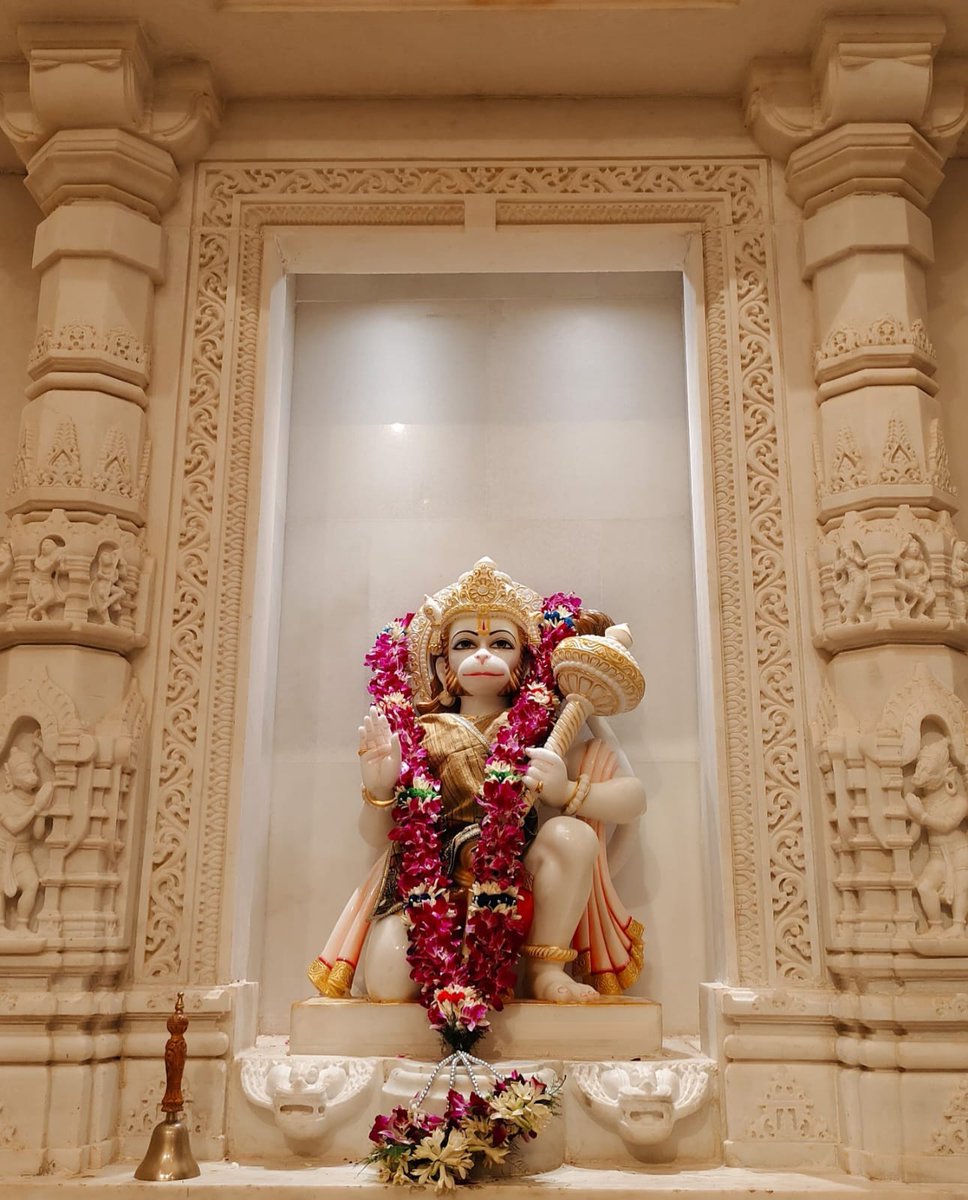 ShriAyodhya_'s tweet photo. श्री रामजन्मभूमि में विराजमान श्री हनुमान जी महाराज https://t.co/yH2kmpWaXI