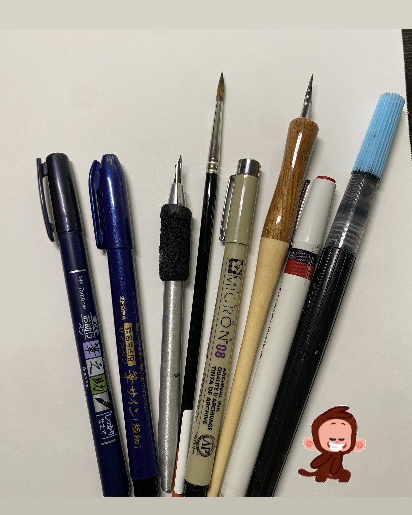 inkmonkeyhope's tweet photo. NEW VIDEO IS UP!
Cโmon over for a quick discussion on these traditional #inkingtools .
๐
https://t.co/rnYKgAk1XL
#inkmonkey #nerdtalks #inking #ComicArt #artsupplies #inksupplies #lowtech #toys https://t.co/D7HpRgC4El