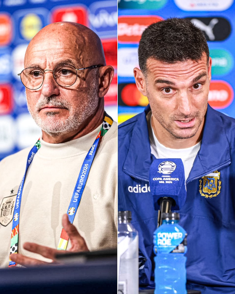 dataref_ar's tweet photo. 🇪🇸 Luis de la Fuente, entrenador de España, sobre Lionel Scaloni en @ESPNArgentina:

“Es un auténtico maestro, es un grande. Ha demostrado una preparación y un dominio de su trabajo excepcional. Lo ha dado todo con la Selección y tiene la posibilidad de volver a repetir el título.

Yo lo celebro porque tengo un gran aprecio y una gran relación con él. Agradezco sus palabras públicas, pero se las traslado a él. Es un grandísimo seleccionador”.