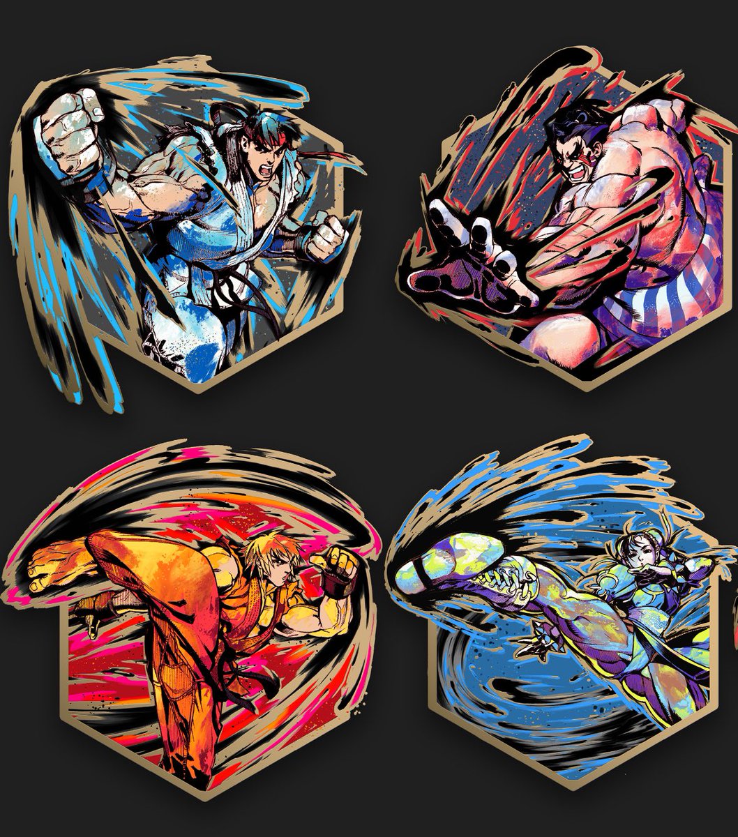 ZenMonkeyStudio's tweet photo. Get ready for our painterly series to take it to the streets with 11 Street Fighter 2 pins! #StreetFighter #Capcom #ZenMonkeyStudios https://t.co/NNSbkPU837