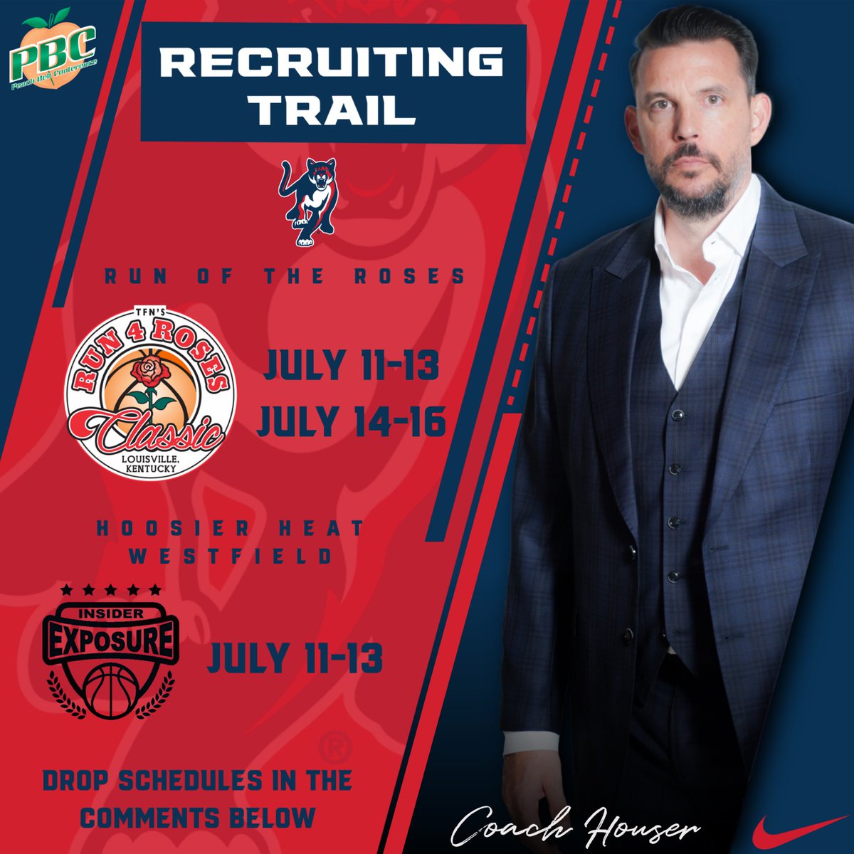 It’s that time again‼️‼️ Looking for Future Cougars‼️‼️ Drop those schedules‼️ See you all soon‼️‼️🐾🔥🔥