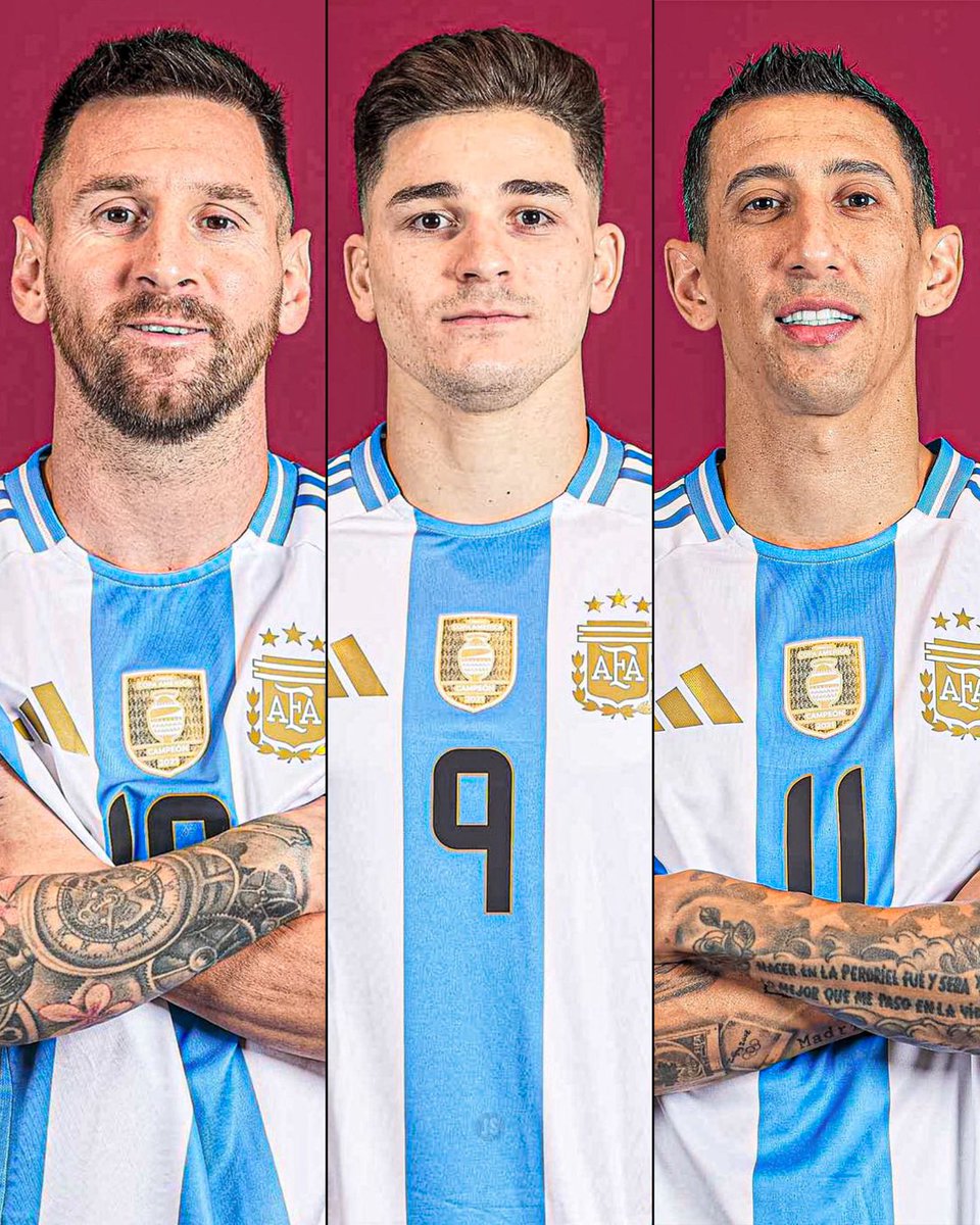 🚨🇦🇷 LA DELANTERA ARGENTINA ANTE CANADÁ:

◉ Lionel Messi.
◉ Julián Álvarez.
◉ Ángel Di María.

vía <a href="/gastonedul/">Gastón Edul</a>