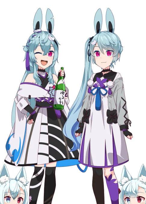 カキョウヨサリ立ち絵(仮)とタンゲコトエ立ち絵の配布になります。7月12日に発売予定のA.I.VOICE2 カキョウヨサリ並びに発売中のタンゲコトエを盛り上げる為にご利用ください。#カキョウヨサリ 