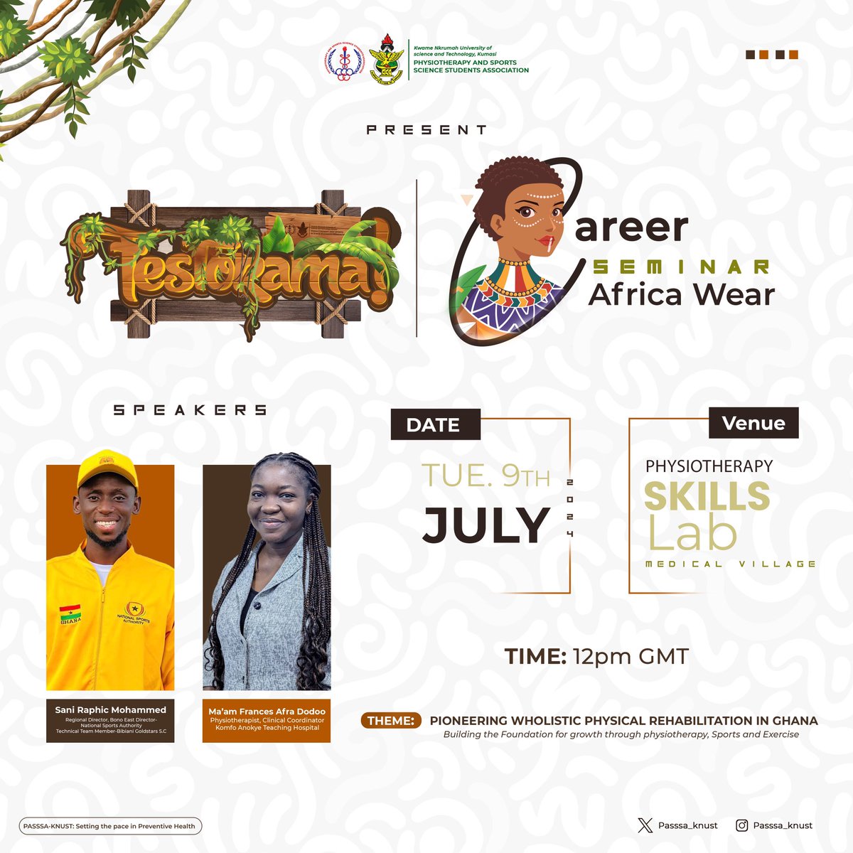 passsaknust's tweet photo. Guess what?
It’s African Wear Tuesdayyy🔥
Do not miss this seminar🫵🏾 https://t.co/Ipw2REnsSu