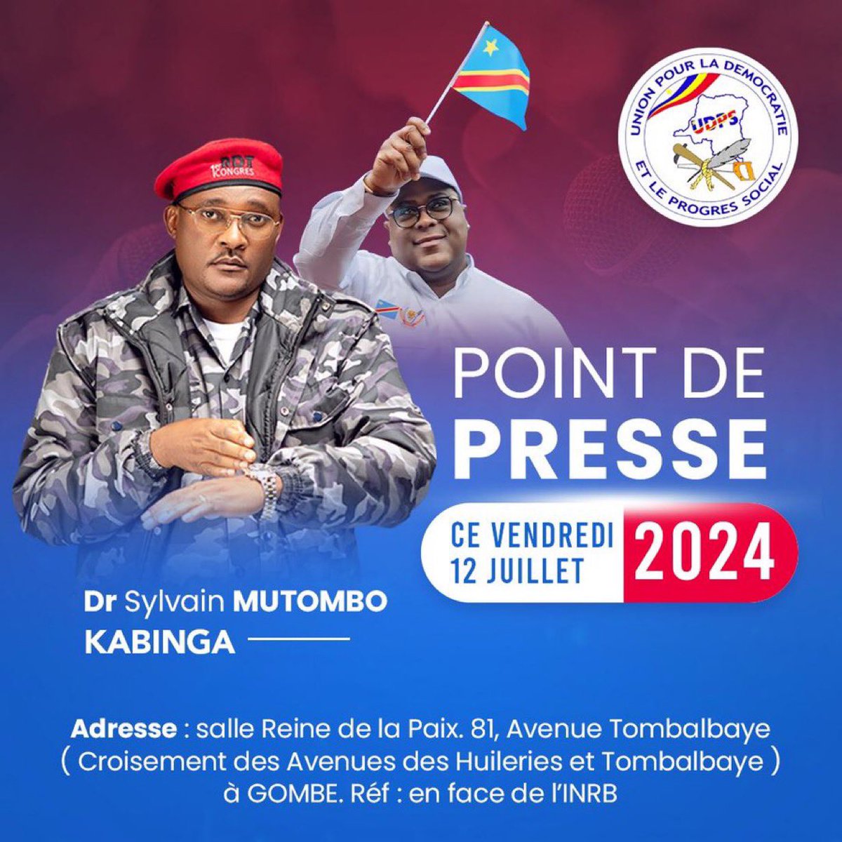 infoDelarep's tweet photo. #RDC— crise à l’UDPS.
Suite aux déclarations d'Eteni Longondo @LongondoEteni, Sylvain Mutombo prend la parole ce vendredi pour critiquer le comportement d'Augustin Kabuya @AugustinKabuyaT, dont la gestion est source de division depuis un certain temps.
Wait and see! https://t.co/ciyobSqqLs