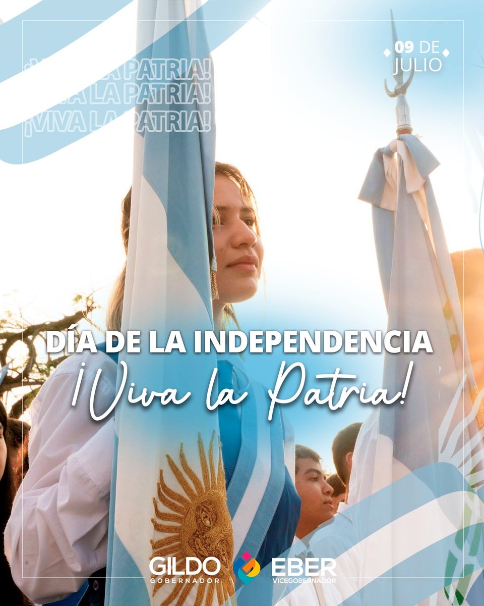 ebersolisfsa's tweet photo. #09J . 𝗗Í𝗔 𝗗𝗘 𝗟𝗔 𝗜𝗡𝗗𝗘𝗣𝗘𝗡𝗗𝗘𝗡𝗖𝗜𝗔 𝗔𝗥𝗚𝗘𝗡𝗧𝗜𝗡𝗔🇦🇷
Celebramos el 208° aniversario de la Declaración de la Independencia Nacional, hito histórico que alcanzamos con la valentía y el patriotismo de nuestros próceres y de los representantes https://t.co/lOjIjQUJpl