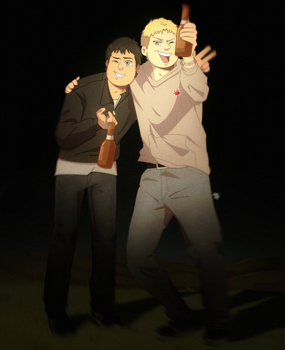 vpeereiraa's tweet photo. Que Isayama saque más dibujos de Shingeki moderno 😭 
#aot #AttackOnTitan #snk #shingekinokyojin #reinerbraun #bertholdthoover #reibert https://t.co/6yMoU1D9YE