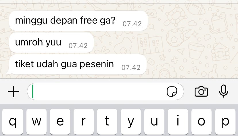 salsatrash's tweet image. menolak semua ajakan, kecuali :