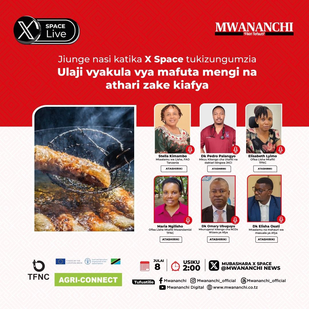 babaheri's tweet photo. Thank you @MwananchiNews 
The session was very informative and useful
Let's join hands to FIGHT NCDs
Remember in our very own society today
1 in 4 adults have Hypertension
1 in 10 have Diabetes
1 in 3 have high level of fats (Triglycerides) in blood &amp; 
1 in 3 are obese/overweight https://t.co/cnqjhjNkvM
