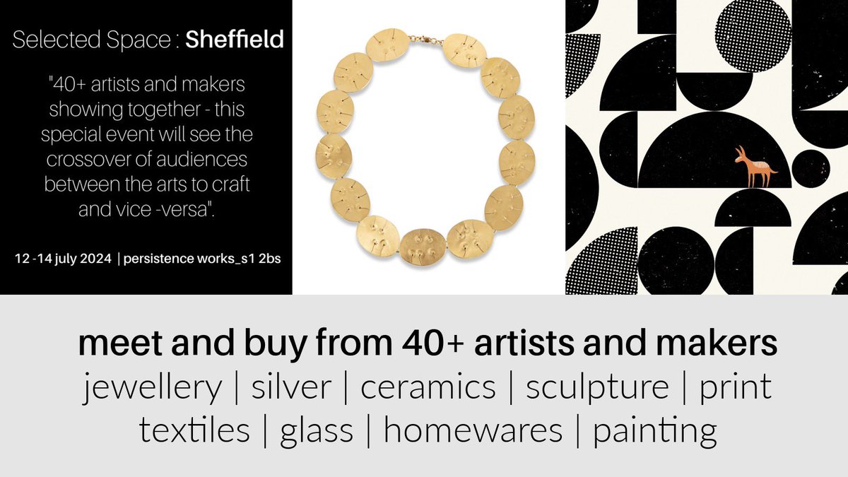 📣 SELECTED SPACE : SHEFFIELD 2024
‼️ THIS WEEKEND at Persistence Works.
💷 A CHANCE TO WIN £50 + 3 lots of free tickets for 4 people.
➡️ OPEN TO ALL EMAIL SUBSCRIBERS
✍🏼SIGN UP HERE:- selectedspace.co.uk
-
#selectedspace