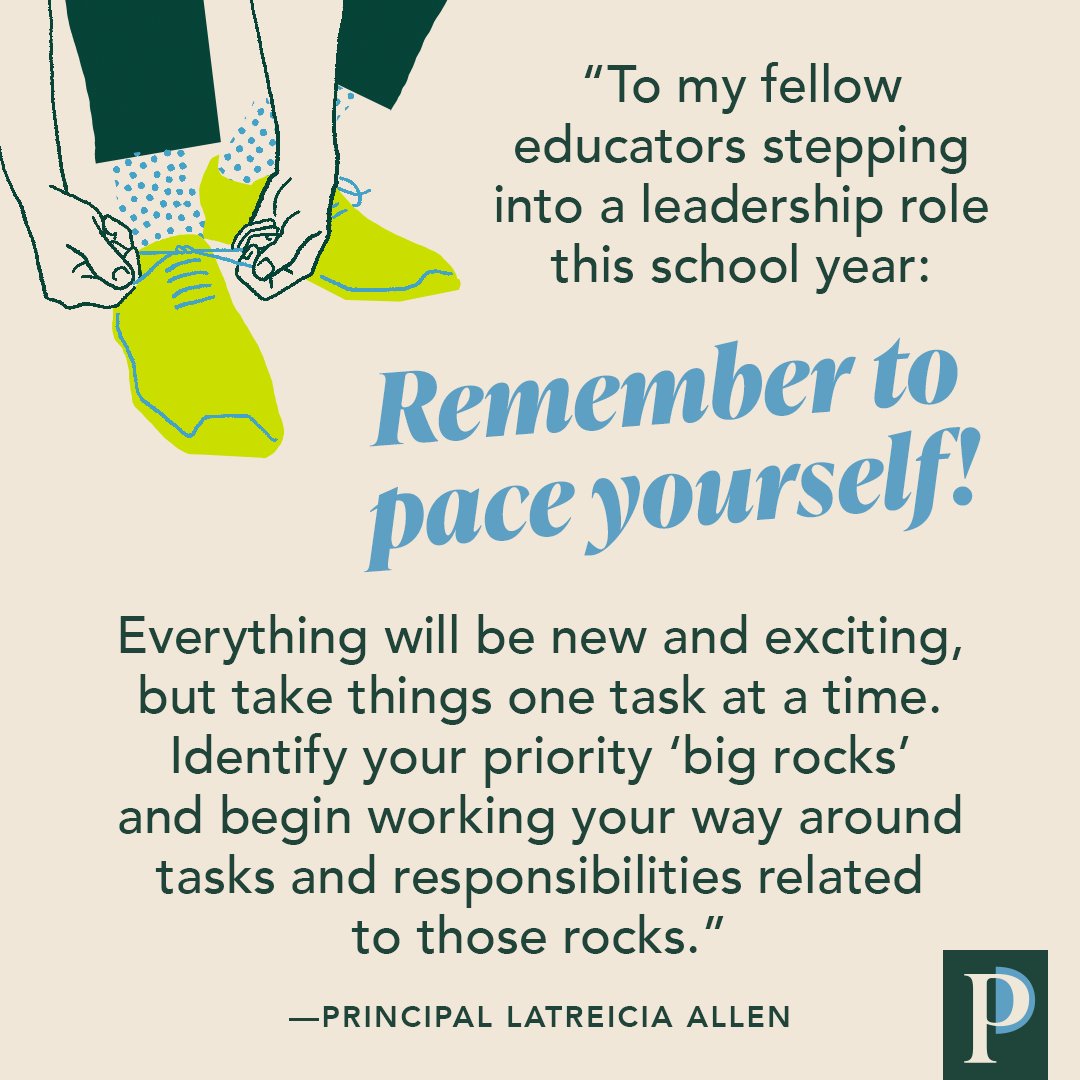 👟 Here's to taking the school year one step at a time.

(Reminder via P <a href="/LatreiciaAllen/">Dr. Latreicia Allen</a>)