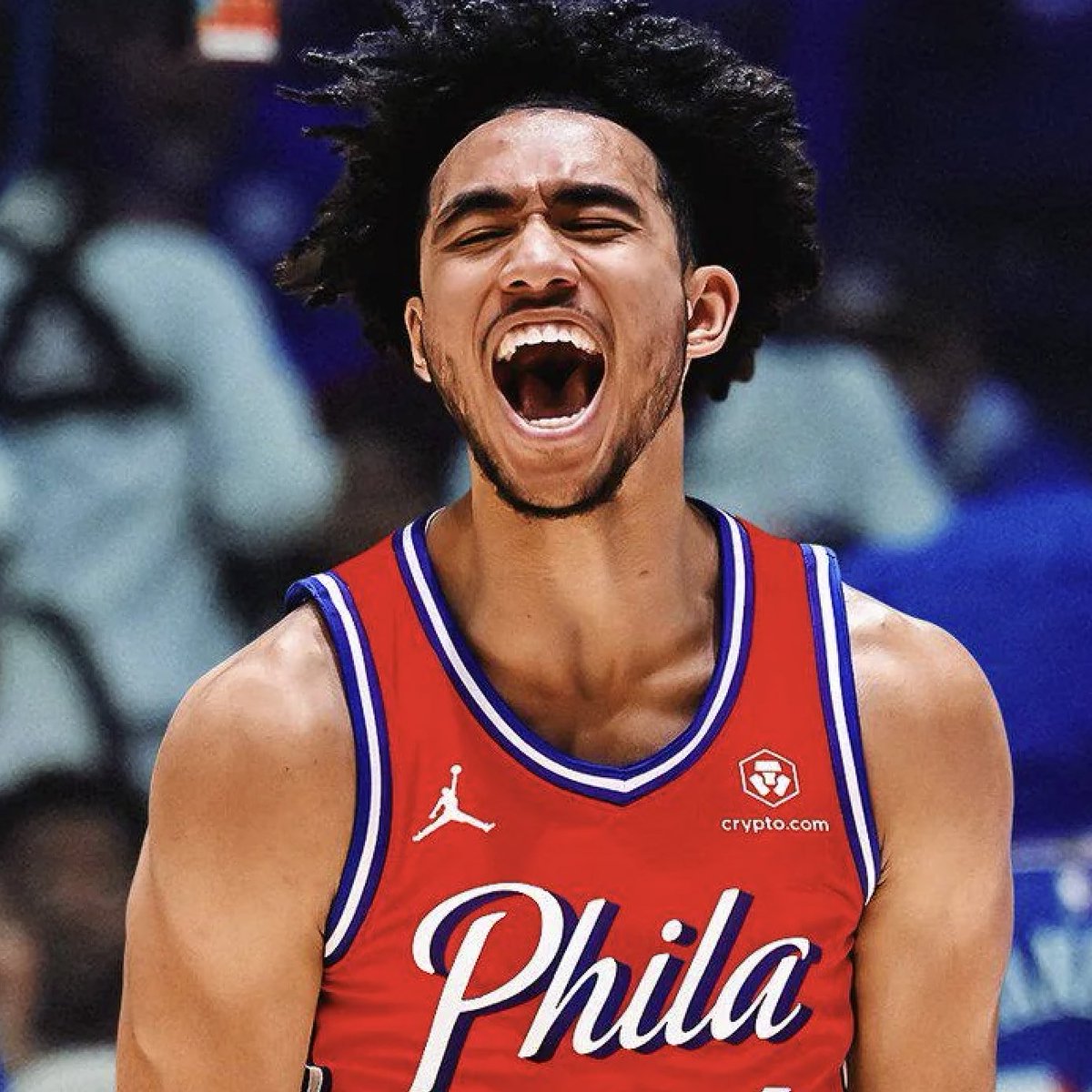 cbain100's tweet photo. Jared McCain says Tyrese Maxey urged him to ask a lot of questions and play really hard.

The Sixers Backcourt has a Bright Future☀️ https://t.co/8bPGto3ZFJ