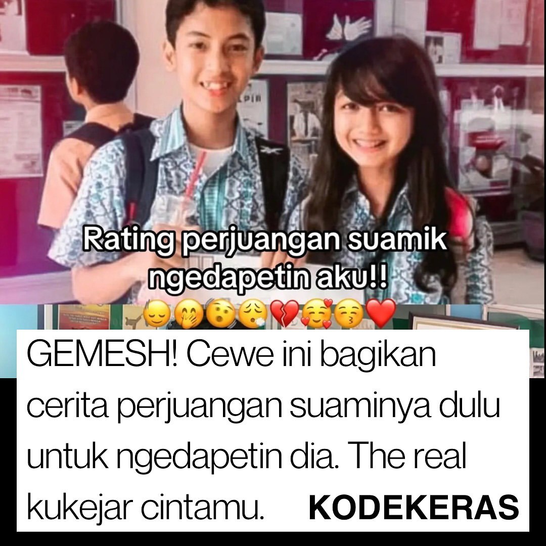 Gemes banget, ga main main perjalanan mengejar cintanya 😭

-athread