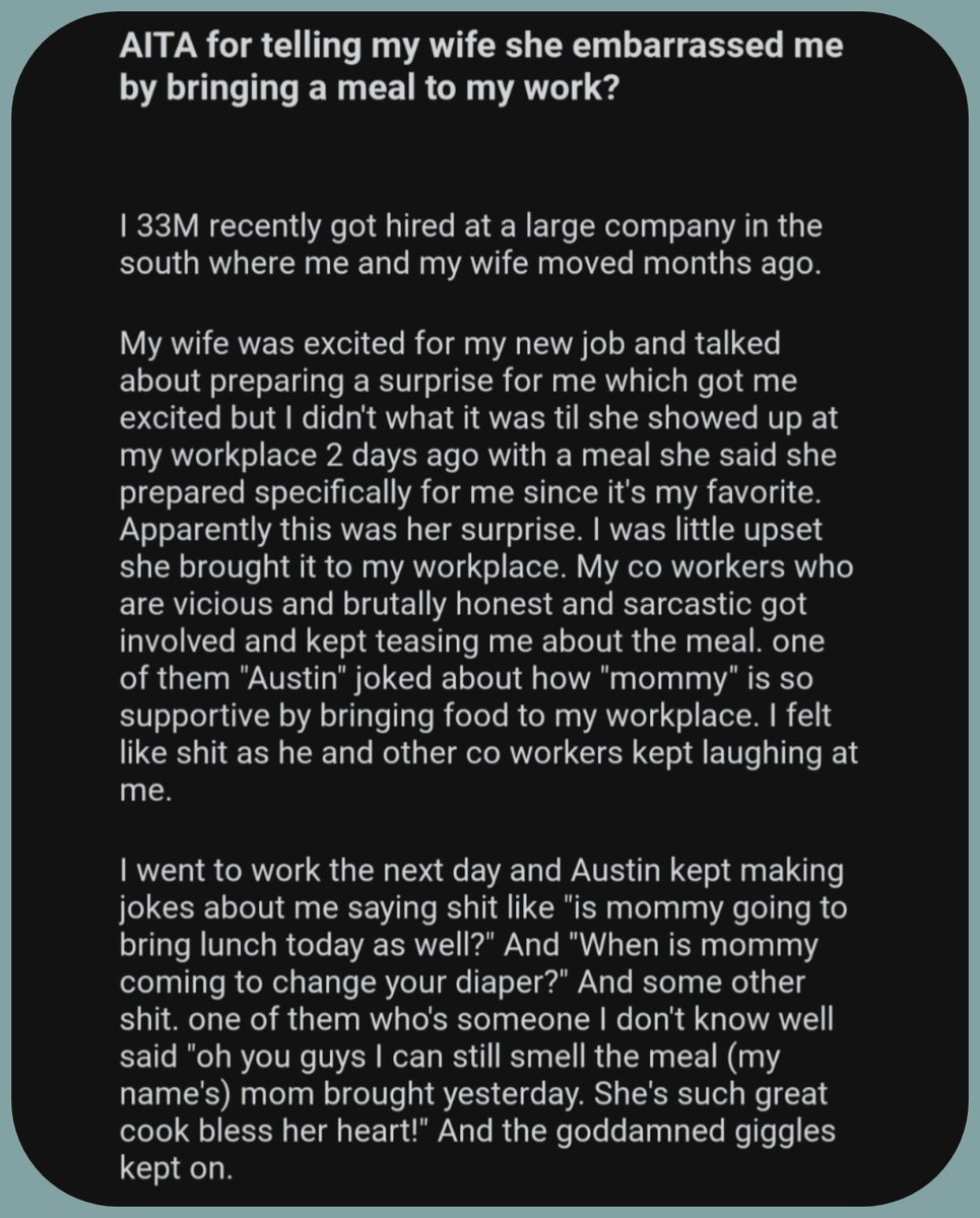 ask_aubry's tweet photo. He was bullied at work so he bullies his wife? https://t.co/6WUQMZ6QzT