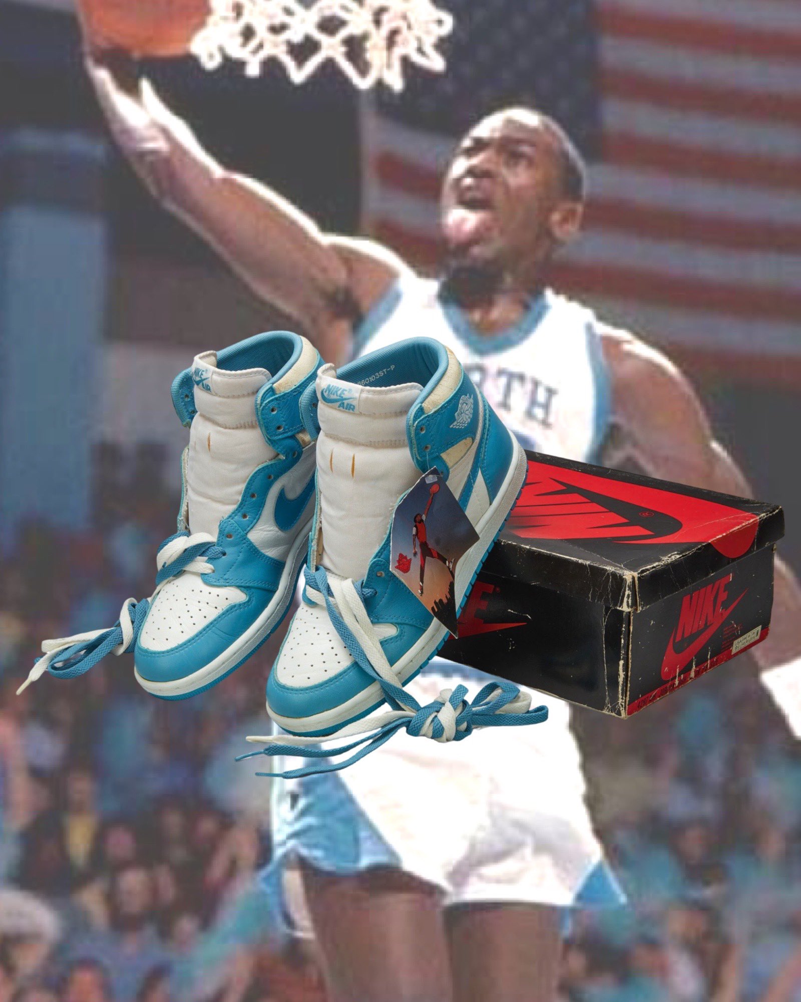 NIKE Air Jordan 1 unc reimagined 30センチ NIKE Air Jordan 1 unc reimagined 30センチ