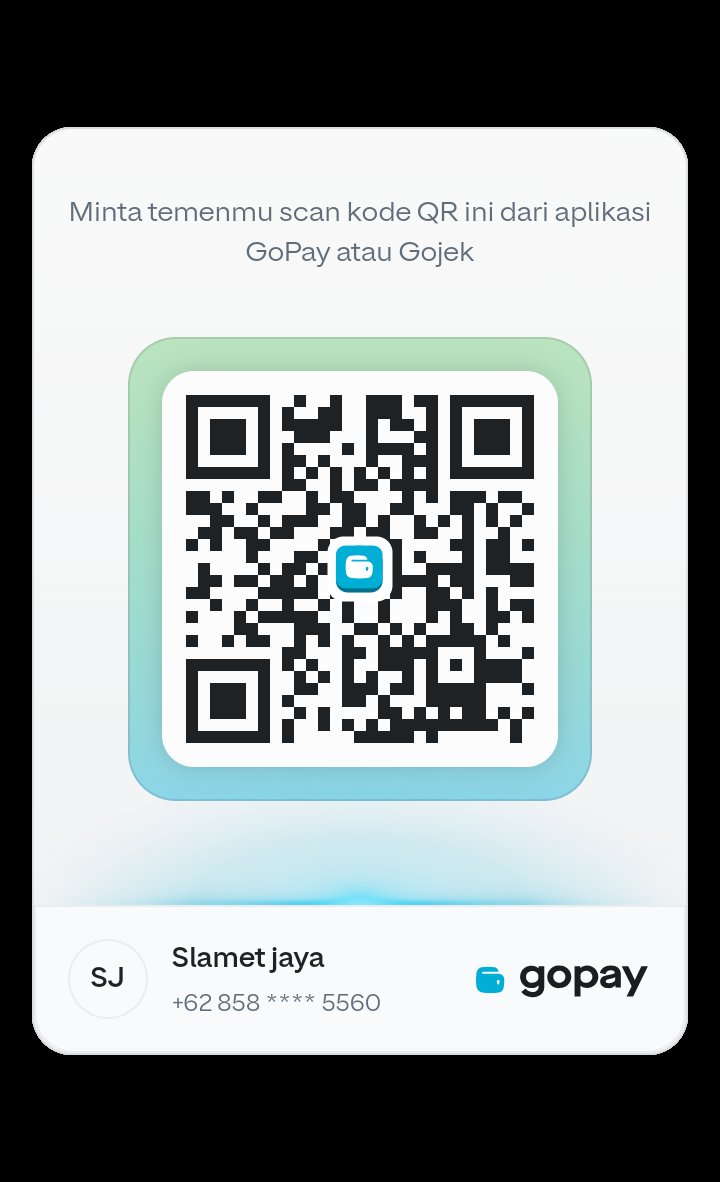 ryan_joe69's tweet photo. "Hai, transfer uangnya ke GoPay aja, yaa

Ini kode QR aku. Kamu tinggal screenshot ini dari HP, buka link ini https://t.co/nDCPF3OqSR terus klik ikon upload di kanan atas halaman dan upload QR ini." https://t.co/8Wsj6hdrOp
