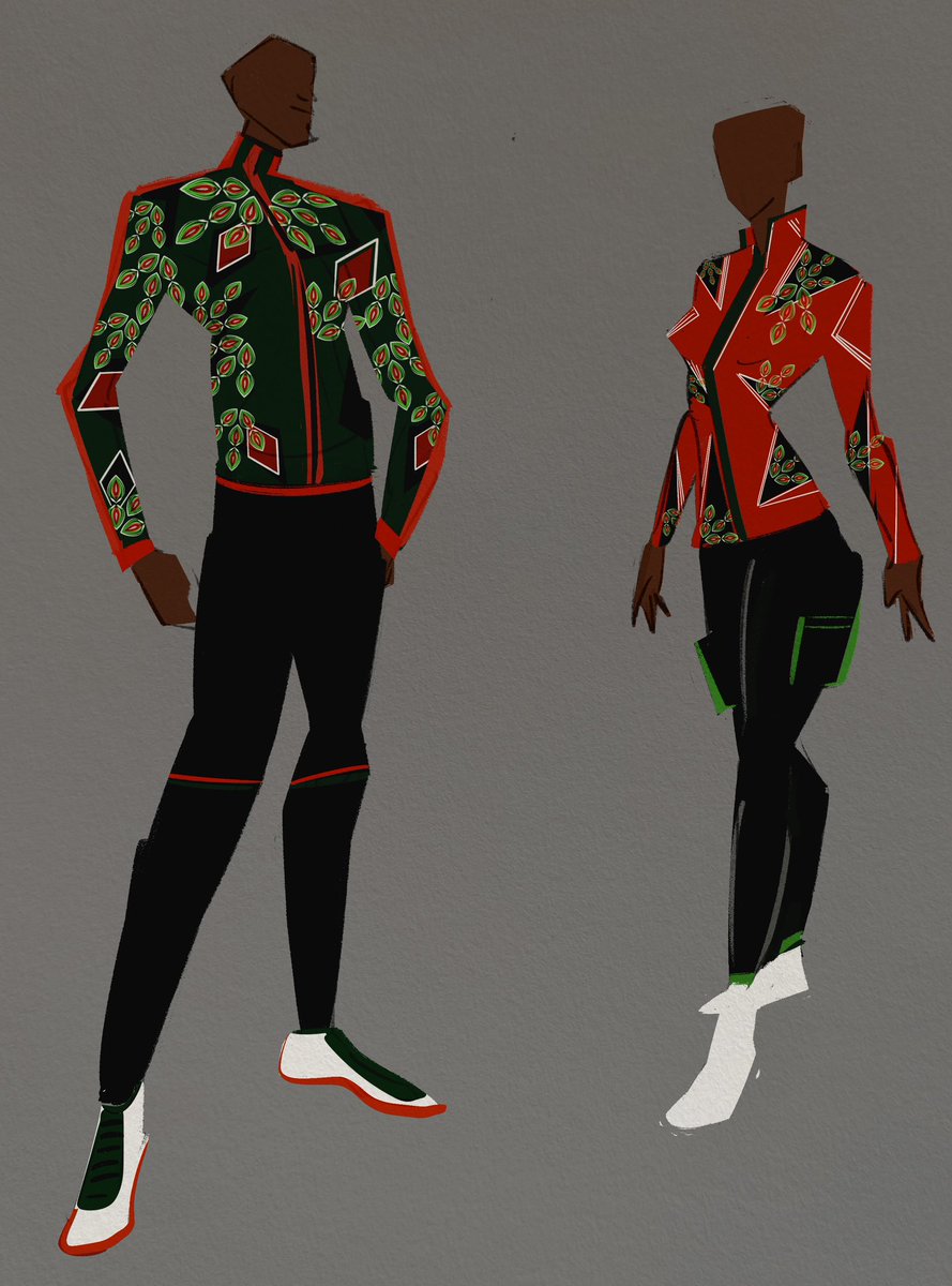 ed_wainaina's tweet photo. My inspiration was making our athletes look like a badass supa team ready to thrash everyone . 
#Olympics2024  #RutoMustGo https://t.co/Cy0yq5EgdL