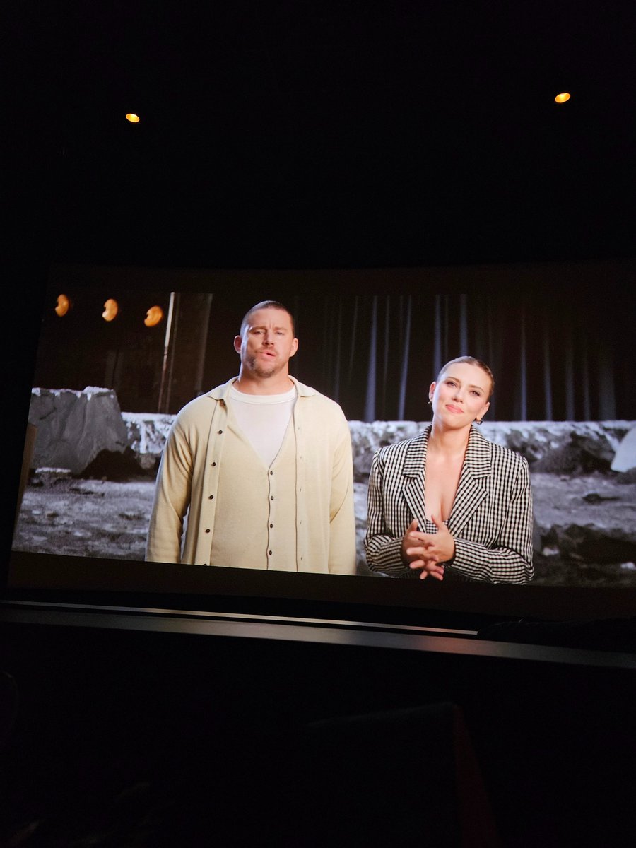 AthenaZone1's tweet photo. #AMCSCREENUNSEEN was fly me to the moon on July 1 was entertaining. I will watched it again. https://t.co/zee40nymNL