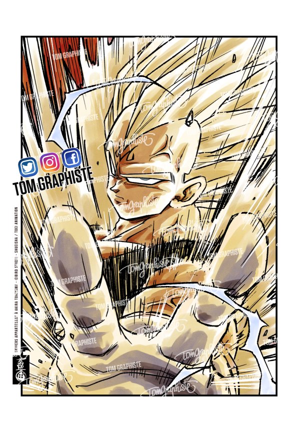 Allez je vous balance une illustration MAJIN VEGETA faite depuis un moment mais que je n'avais pas encore partagée avec vous......elle traine dans mes archives depuis quelques temps, comme beaucoup d'autres, alors, la voici !!! ;)
