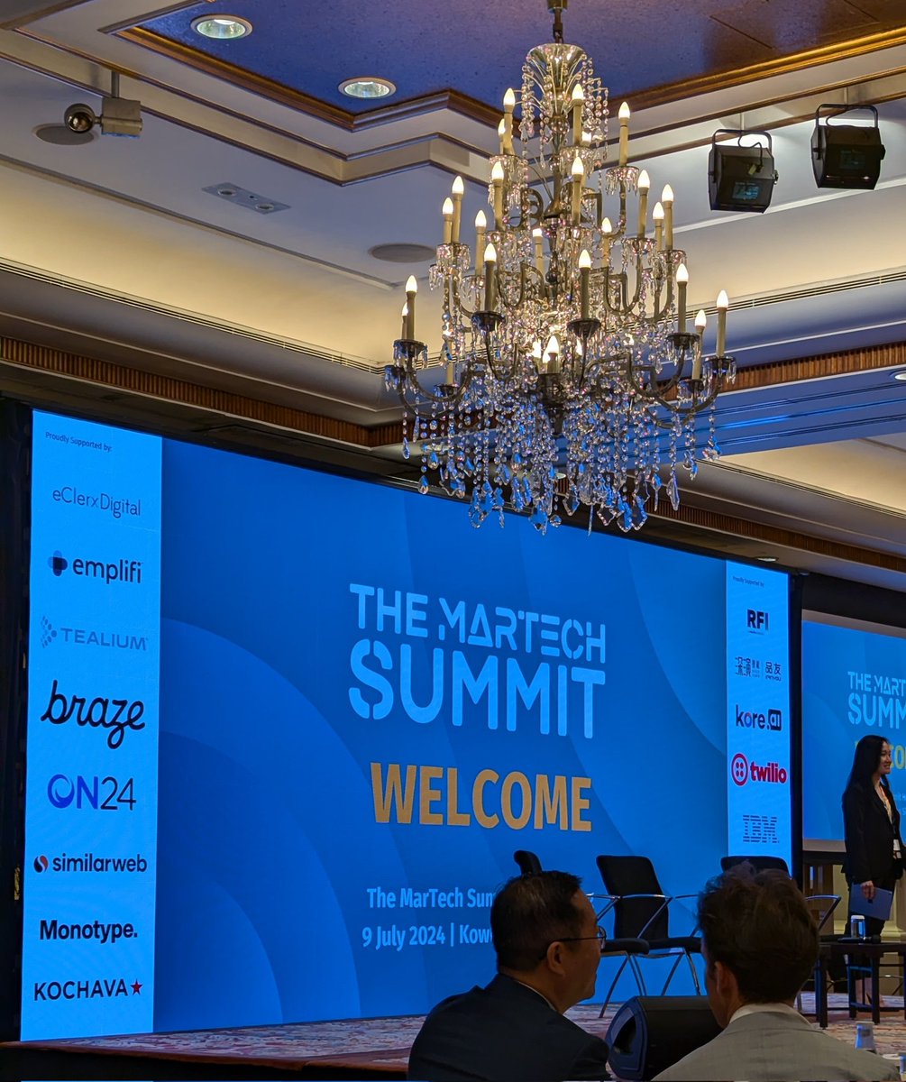 yechile's tweet photo. That I'm at The Martech summit Hong Kong. https://t.co/2j3ZBwVuzi