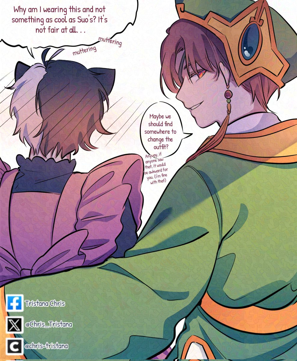 I laugh so hard 😂 but it suit them well✨ Windbreaker cross over