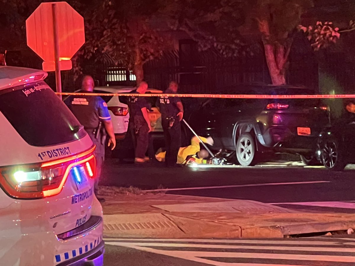 Jackie Bensen (@jackiebensen) on Twitter photo New: DC Police on scene 1200 block Potomac Ave SE. Four people are reported shot, severity of injuries not known at this time. Fire Department on scene dealing with gas leaking from tank of an SUV that appears to have been struck by a bullet <a href="/nbcwashington/">NBC4 Washington</a> New: DC Police on scene 1200 block Potomac Ave SE. Four people are reported shot, severity of injuries not known at this time. Fire Department on scene dealing with gas leaking from tank of an SUV that appears to have been struck by a bullet <a href="/nbcwashington/">NBC4 Washington</a>